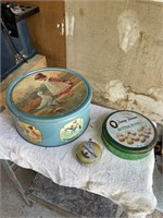 Vintage tins