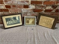 3 Antique Group Photographs