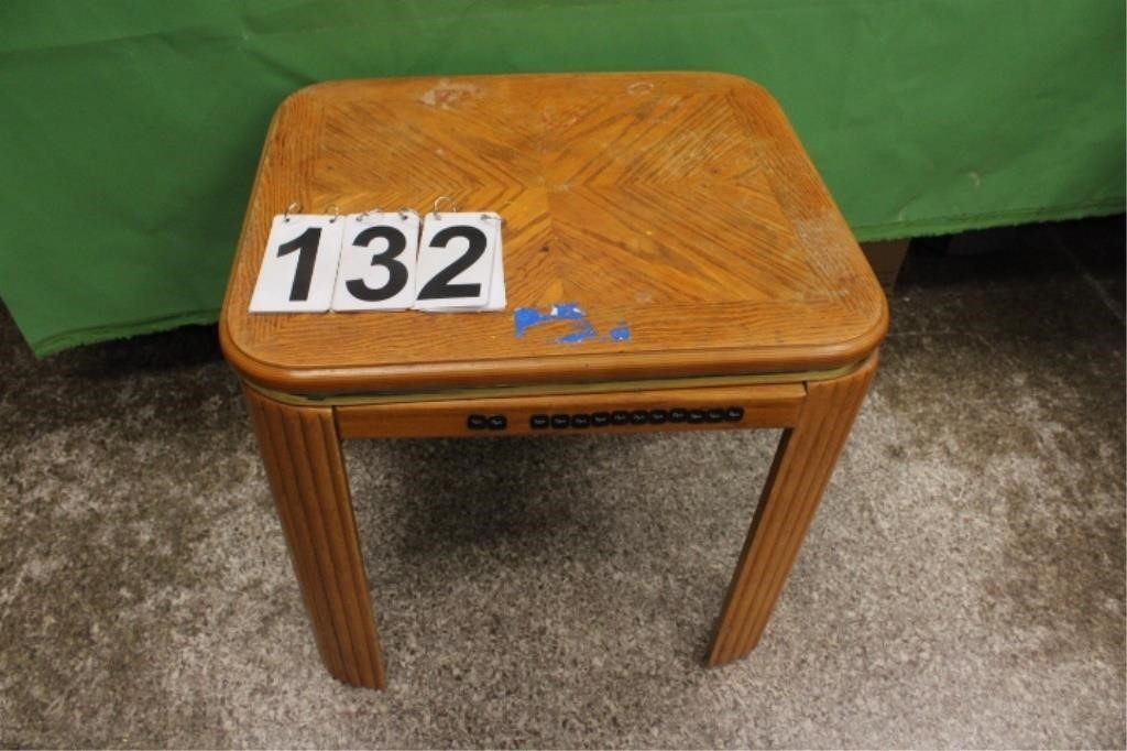 Wooden End Table 20"T X 22"W X 19"D