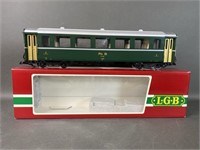 LGB trains G-scale green RhB 2nd class coach - 316