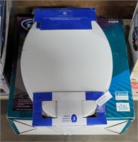 INVACARE RAISED TOILET SEAT & TOILET SEAT LID