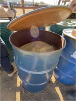 55 Gallon Barrel w/ some wheat