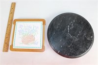 Trivet and Cheese Stone