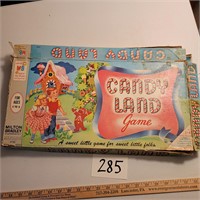 Candyland- Box is rough but game board looks good
