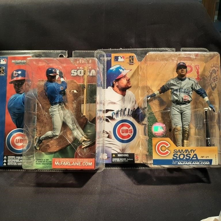 2 x Sammy Sosa McFarlane Action Figures