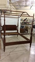 Cherry Wood Canopy Bed