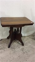 Wood Victorian Lamp Table