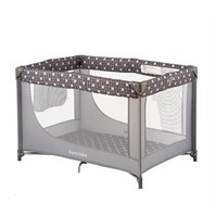 FM3531  Pamo Babe Portable Crib Playpen (Grey)