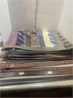 Ties and men’s belts sizes 34-36
