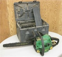 John Deere J3816 Chainsaw w/ Case - Untested