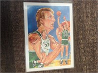 1990 Hoops Celtics Checklist Larry Bird