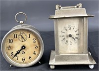 Antique Carriage Clock & 1853 New Haven Clock