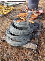 (4) ROLLS FENCING, SMOOTH WIRE