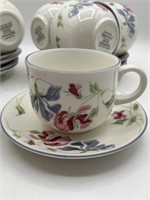 10 ROYAL DOULTON EXPRESSIONS TEACUPS