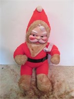Vintage Stuffed Musical Santa Figure