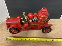 Test iron firetruck with two fireman