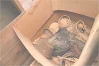 LARGE BOX OF BASKETS