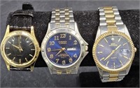 3 Men's Watches - Bert Pulitzer, Gruen +