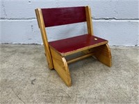 Wooden Step Stool Chair
