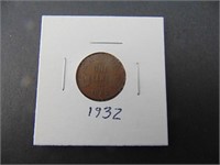 1932 Canadian One Cent Coin
