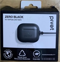 Pivet Zero Black Airpods Gen 3 Case