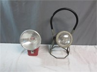 *2 Vintage Battery Operated Hand Held Lanterns