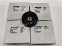 (4) NEW Nylon Wheel Brush 15/16"