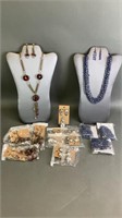 Assorted Beaded and Silver Tone Jewelry Sets