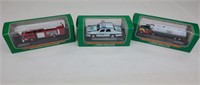 Hess Miniatures - 1999 Fire Truck, 2003 Patrol