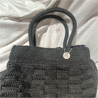 The Sak Classic Black Crochet Purse Bag.