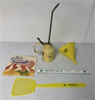 5 pcs,Oil Can,Record,Sterner's Funnel,Ruler