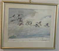 Original Water Color Painting Of Birds