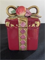Fitz & Floyd Ceramic Holiday Fruit Gift Box