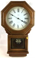 Verichron Quartz Westminster Chime Oak Wall Clock