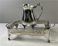 Silver Plated Casserole with Dish; Silver Plated