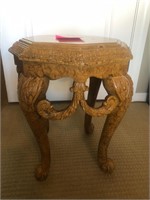 Carved stool, #156