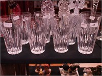 Eight Waterford crystal 5" tumblers, Eileen
