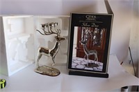 Deer Figure Candle Holder 4 tea lights 15"