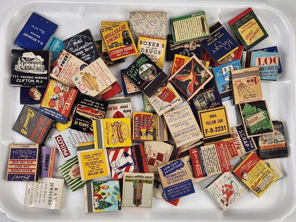 ASSORTED LOT OF ADVERTISING MATCHBOOKS