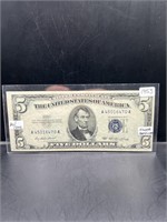 1953 $5 Silver Certificate AU/UNC