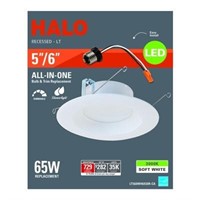 Halo Matte White 5-6 in. W LED Retrofit Recessed L