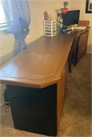 R - HOME OFFICE DESK W/ CONTENTS (A12)
