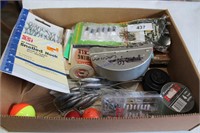 Flat of Misc. Fishing Tackle