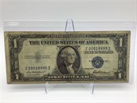 1935F $1 Silver Certificate LOW SERIAL