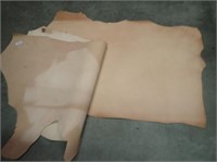 (2) Pieces Of Leather - 36"W x 64"L