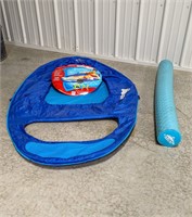 Collapsible Pool Float and Noodle