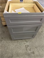 SMOKEY GRAY 21" X 21" VANITY DRAWER BASE