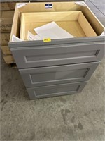 SMOKEY GRAY 21" X 21" VANITY DRAWER BASE