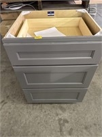 SMOKEY GRAY 21" X 21" VANITY DRAWER BASE