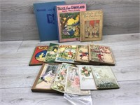8 OLD MOTHER GOOSE AND CHILDRENS BOOKS